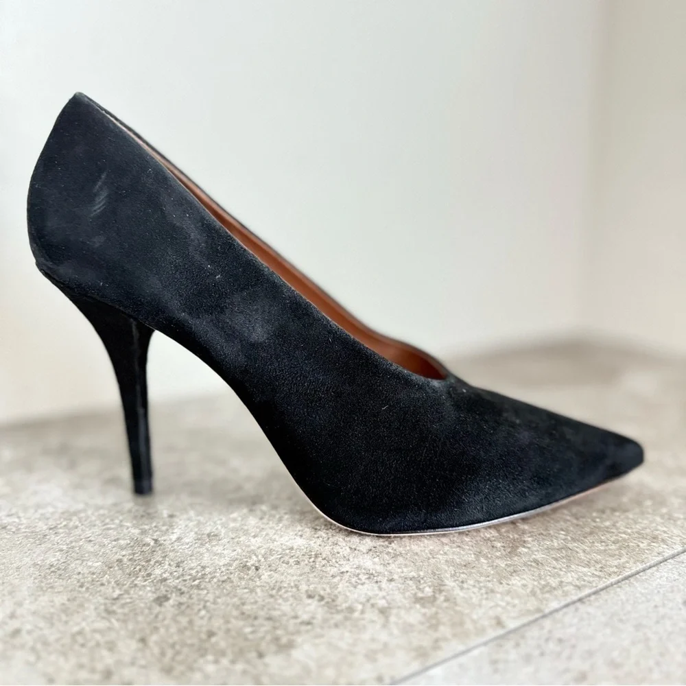 NEW Antonio Melani Saige Black Suede Stiletto Pumps Women’s Size‎ 11
